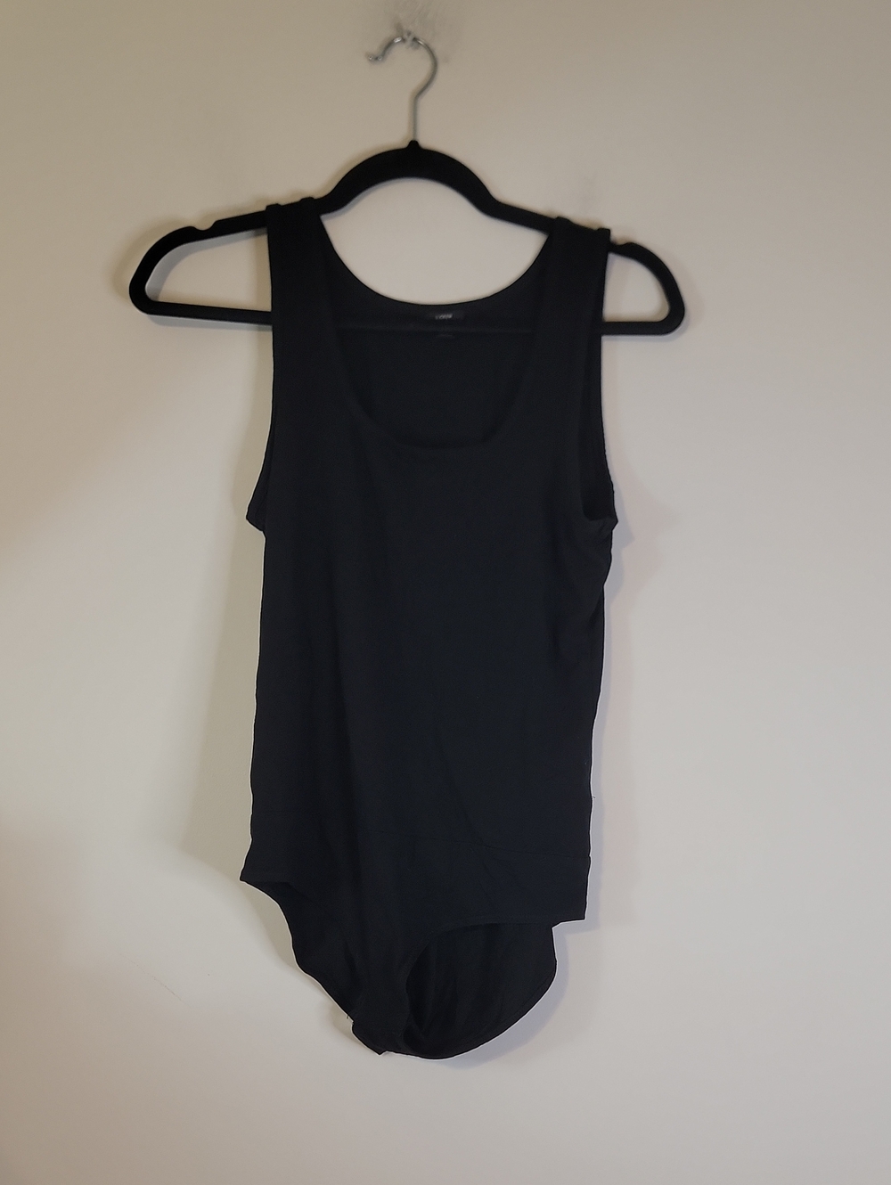 J. Crew Black Scoop Neck Tank Bodysuit